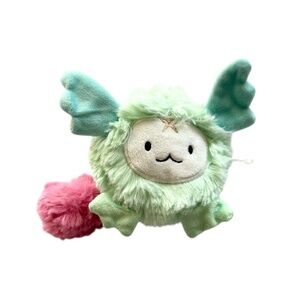 Slumberkins Kaleidoscope Floof Green with Pink Tail
